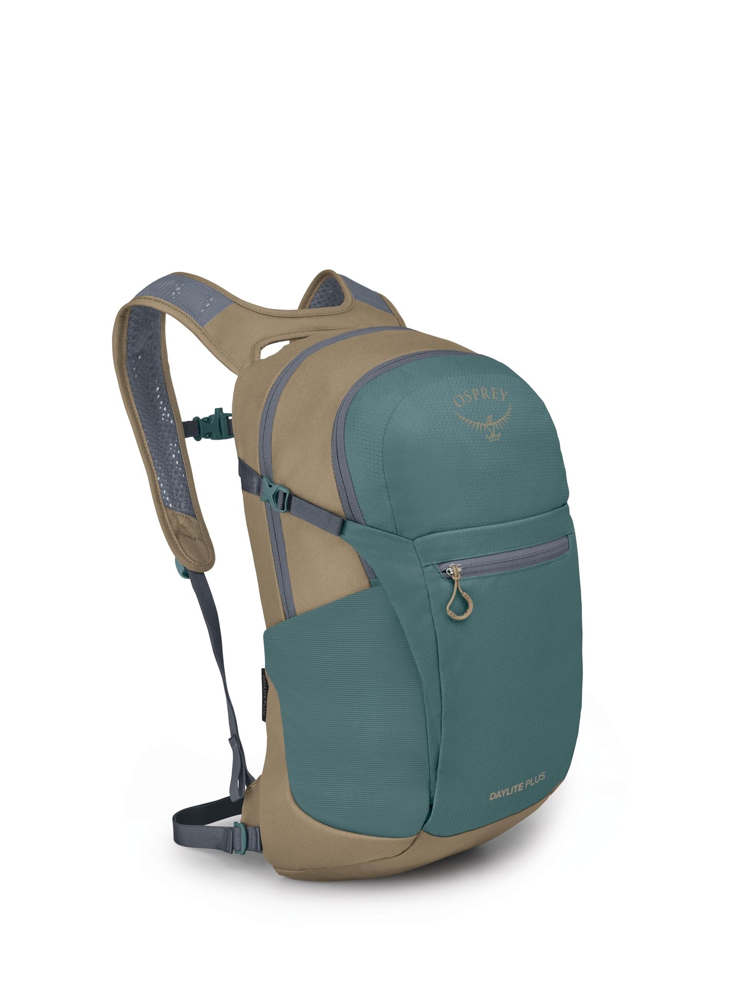 Osprey Daylite Plus Commuter Backpack - Lightweight, Everyday Pack with Laptop Sleeve and Water Bottle Pockets - Ideal for Work, School, and Travel with Versatile Storage, Cascade Blue/Latte Brown