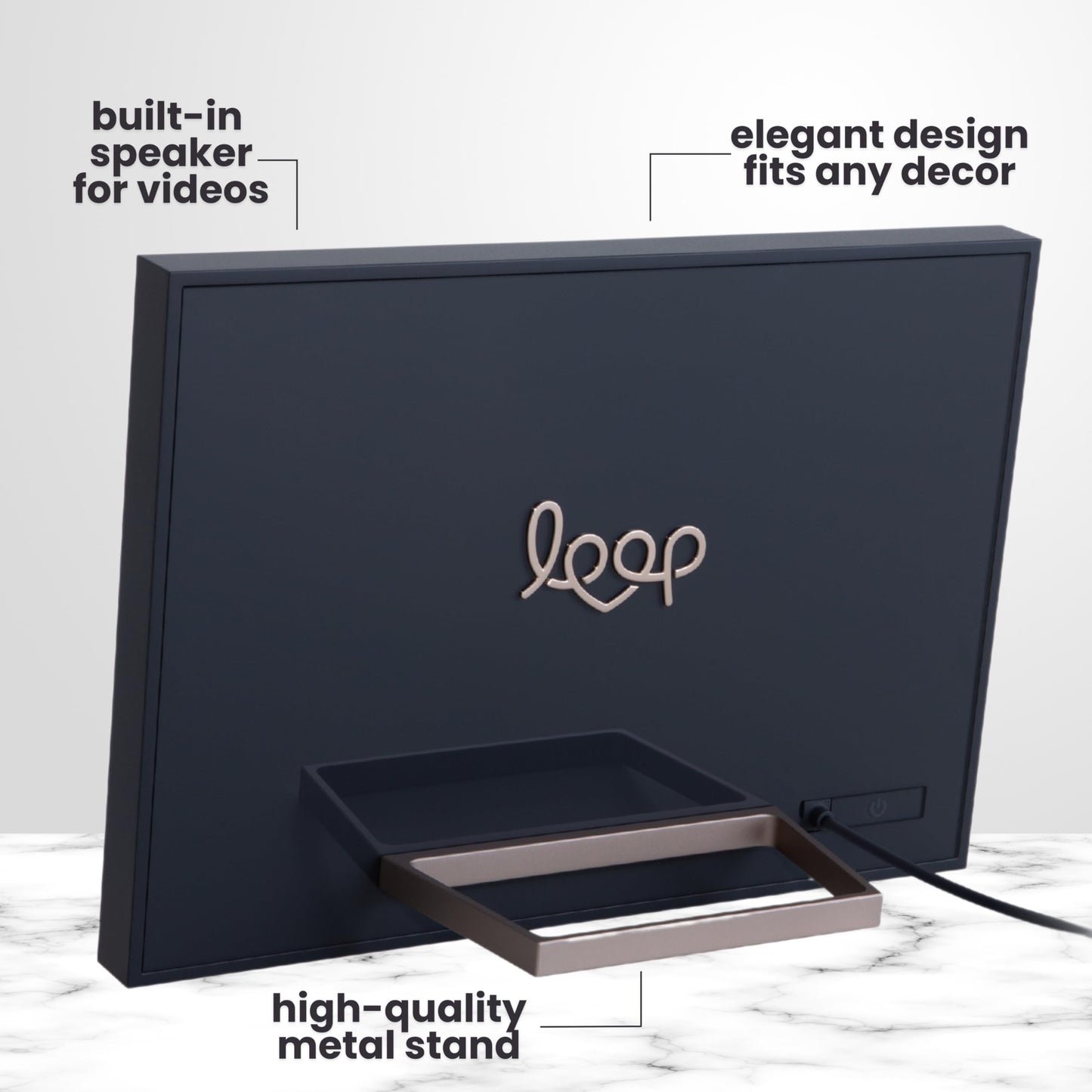 Loop Wi-Fi Digital Picture Frame with Touch Screen, 10-Inch Display, The Only Frame to Offer Text Message Photos Direct to Frame, Easy to use App, Gift to Keep Friends and Family Connected