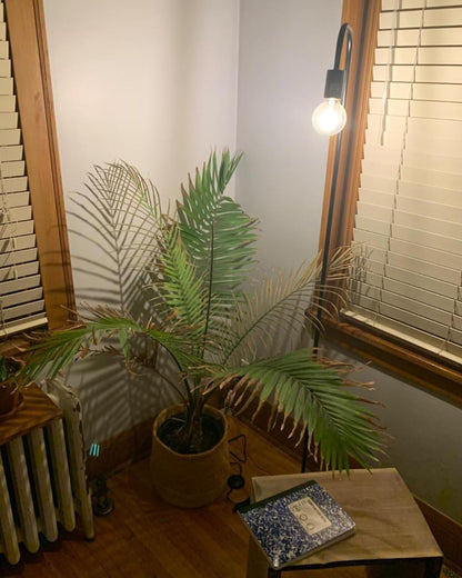 Oneach 63.75" Industrial LED Floor Lamp for Living Room Bedroom Reading Office Metal Minimalist Standing Lamp Tall Pole Lamps Office Black(Bulb not Included)