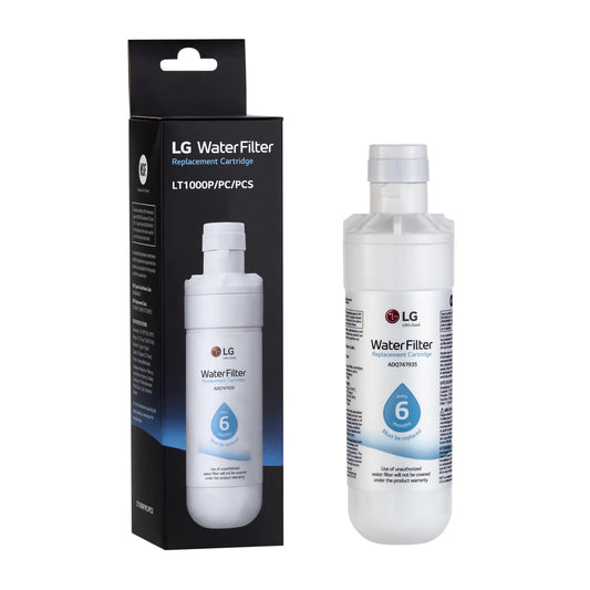 LG LT1000P - 6 Month / 200 Gallon Capacity Replacement Refrigerator Water Filter (NSF42, NSF53, and NSF401) ADQ74793501, ADQ75795105, AGF80300704, or AGF80300705 White