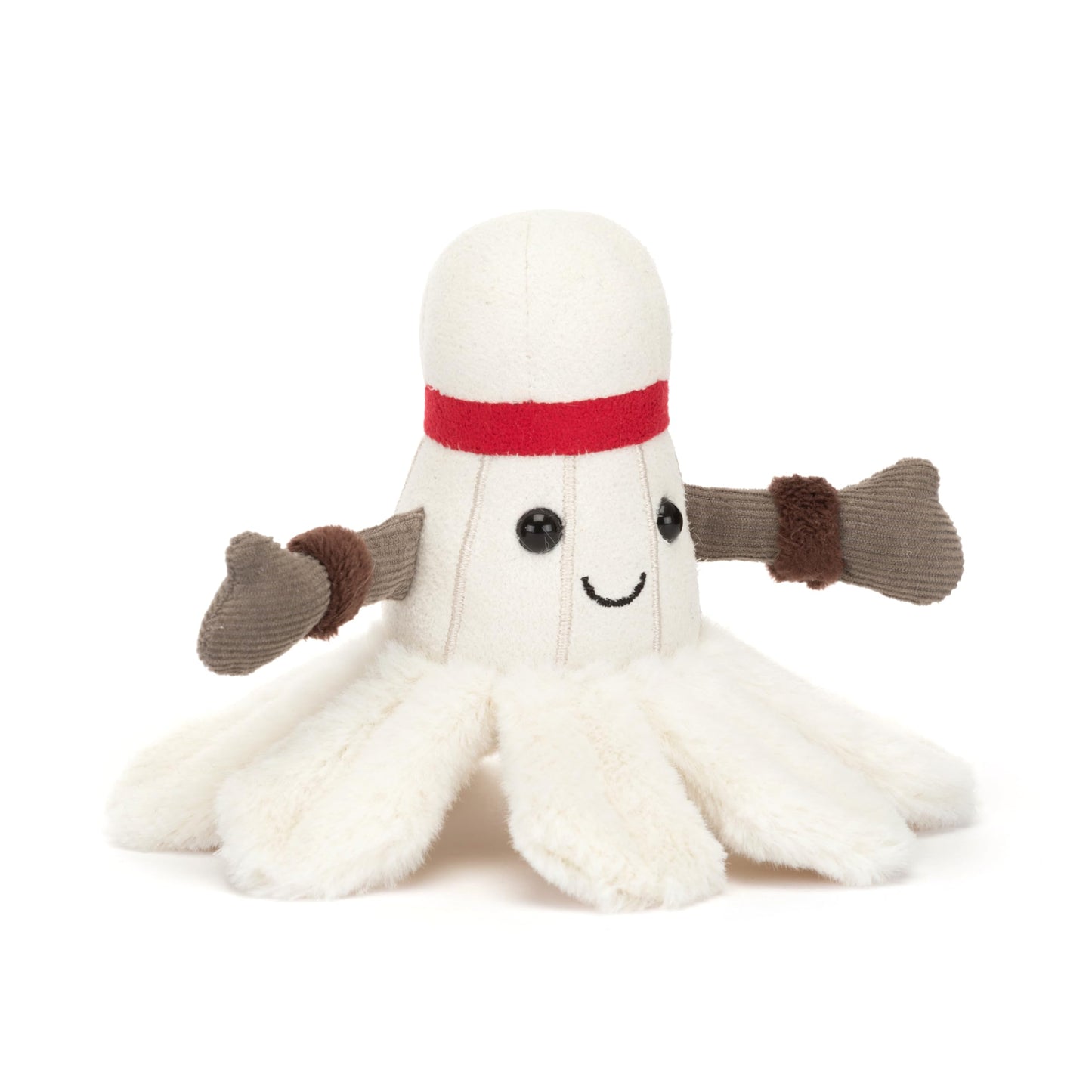 Jellycat Amuseables Badminton Stuffed Toy, 6 inches - Badminton Plush for Sports Fans