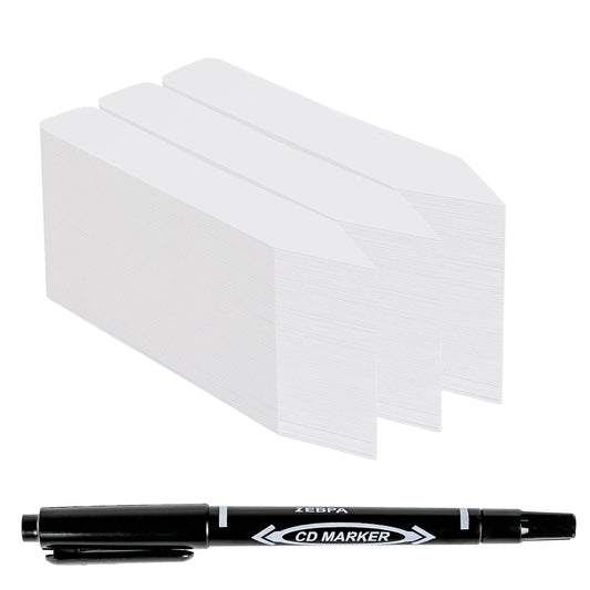 Plant Labels 4 Inch 300Pcs Plastic Plant Name Tags for Seedlings Garden Labels Markers Nursery Plant Tags Seed Labels Plant Label Stakes with Permanet Marking Pen Plant Markers for Outdoor Garden