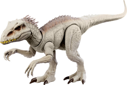 Mattel Jurassic World Indominus Rex Dinosaur Toy with Lights, Sounds & Motion, Camouflage 'n Battle I-Rex, 21 Inches Long with Digital Play