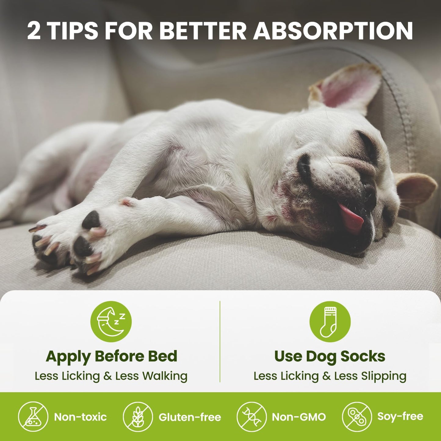 PawSono Lick-Safe Dog Paw & Nose Balm with Coconut Oil | All-Natural Moisturizer & Soother for Dry, Cracked Pads & Snout| Cat Wax & Cream, Nose Butter for frenchies| Horse Hoof Care (60 g /2.1 oz)