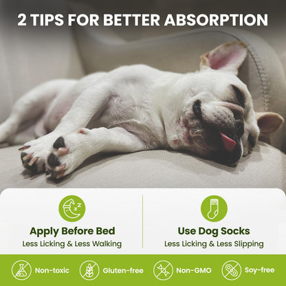 PawSono Lick-Safe Dog Paw & Nose Balm with Coconut Oil | All-Natural Moisturizer & Soother for Dry, Cracked Pads & Snout| Cat Wax & Cream, Nose Butter for frenchies| Horse Hoof Care (60 g /2.1 oz)