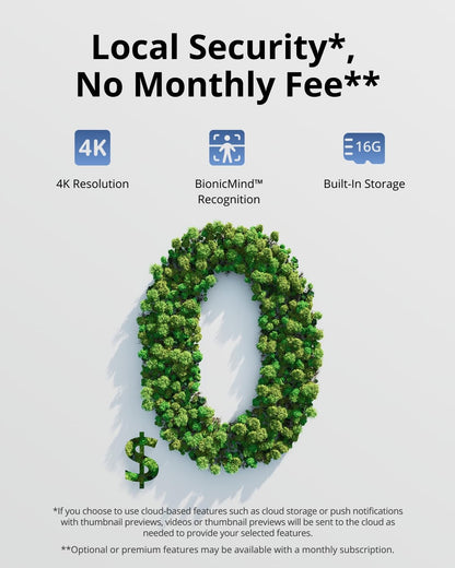 eufy Security eufyCam S330 (eufyCam 3) 4-Cam Kit, Security Camera Outdoor Wireless, 4K with Integrated Solar Panel, Face Recognition AI, Expandable Local Storage, Spotlight, No Monthly Fee