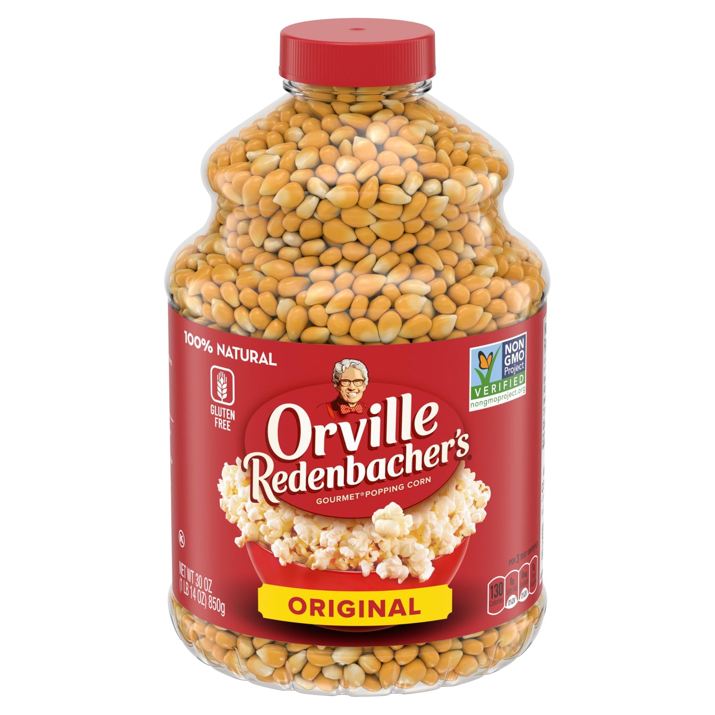 Orville Redenbacher's Gourmet Popcorn Kernels, Original Yellow, 30 oz.