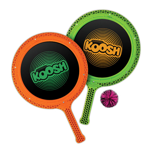 Koosh Paddle Playset – Beach Toys, Outdoor Games for Adults and Family, Outdoor Games for Kids, Fidget Toys for Kids, Ages 4+