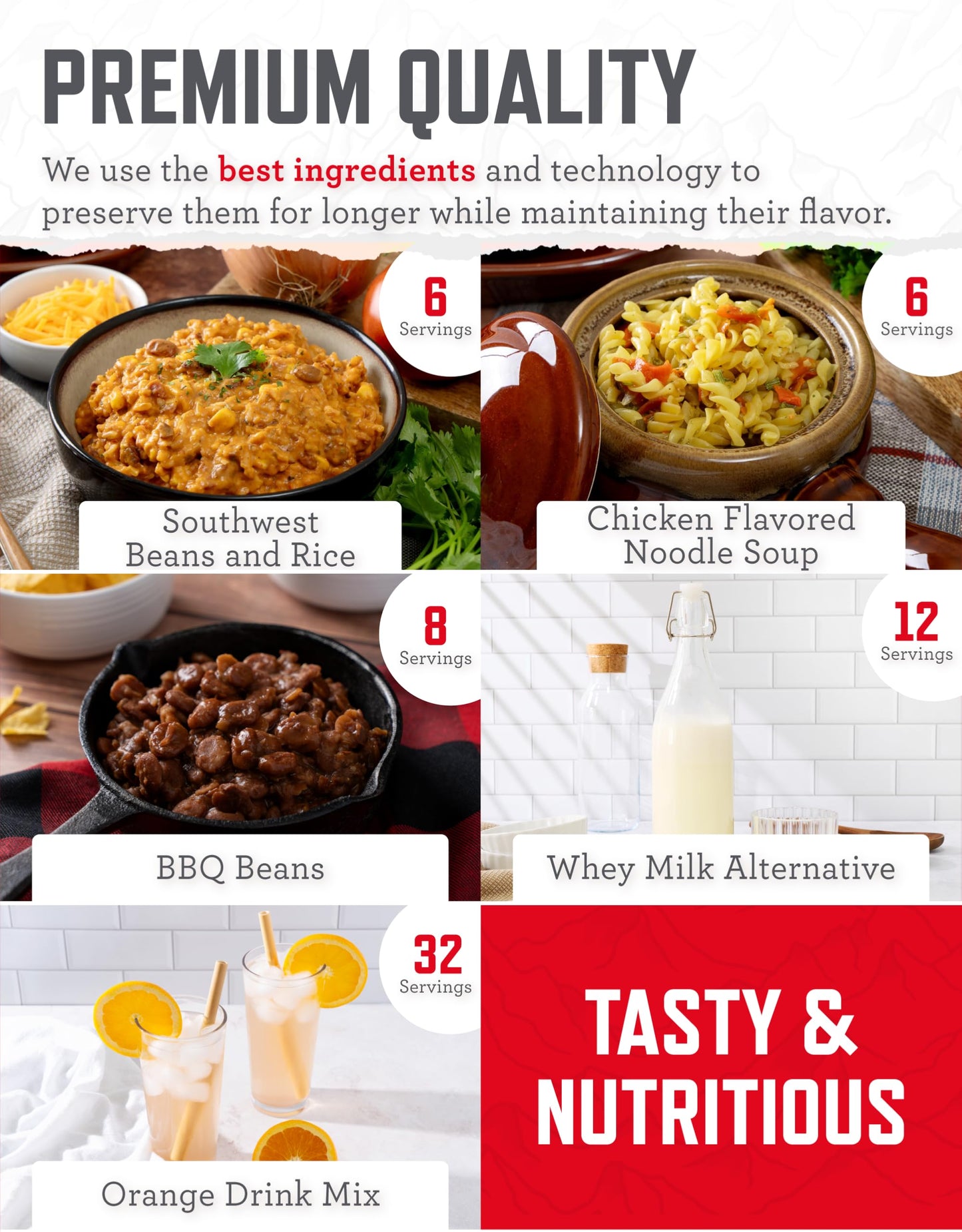 ReadyWise Emergency Food Supply - 132 Servings, Survival Bucket, Dehydrated & Freeze Dried Protein Meals, Camping Essentials, Ready to Eat Disaster Prepping Supplies,up to 25 Year Shelf Life