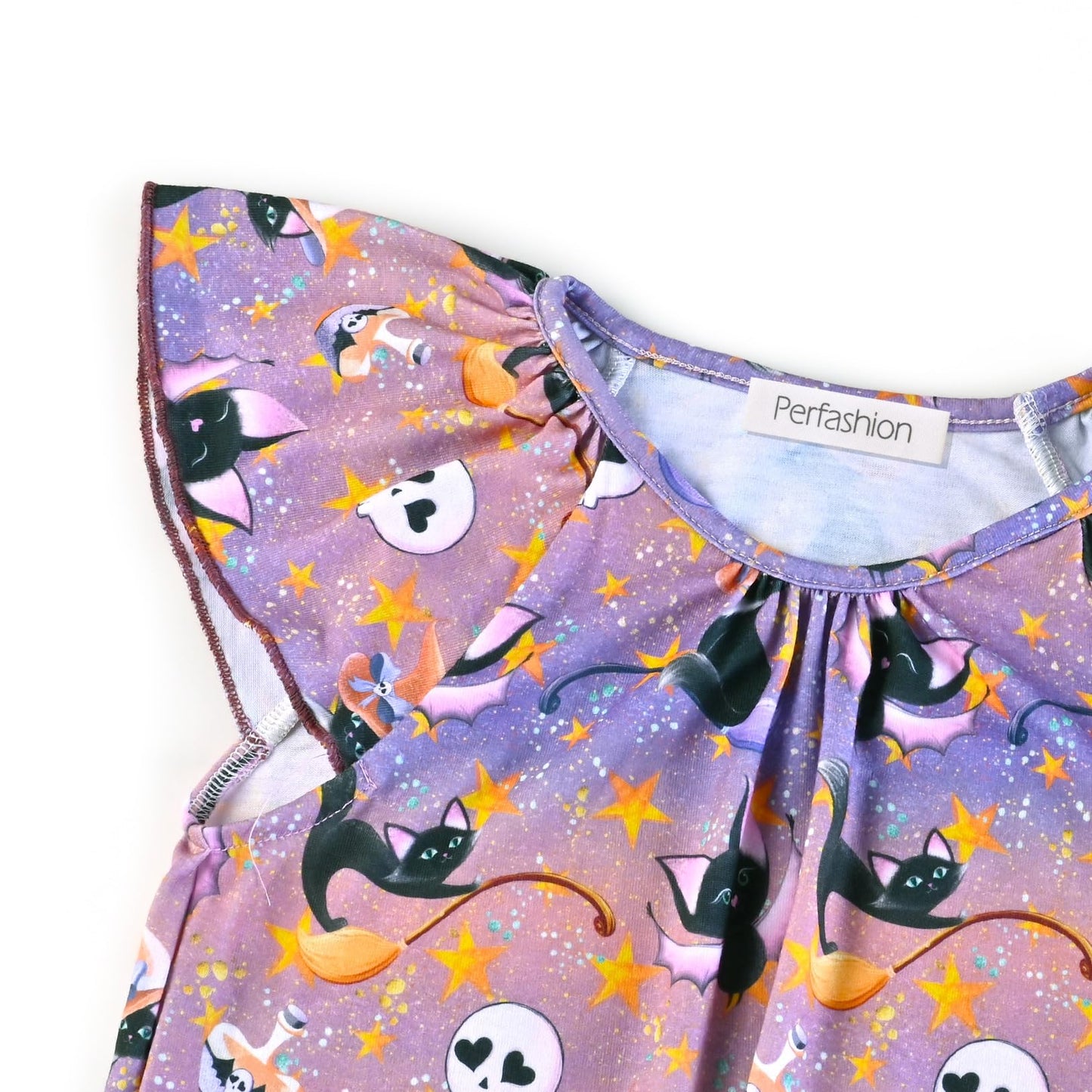 Perfashion Girls Halloween Nightgown Soft Sleep Shirt Bats Pajama Gowns for Kid 12 13 Years Tie-dye Sleep Shirts