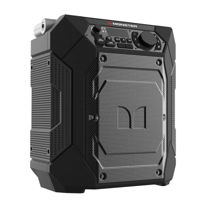 Monster Rocker 270 Sport | Portable Indoor/Outdoor Wireless Speaker, 60 Watts, Up to 24 Hours Playtime, IPX4 Water Resistant, Connect to Another TWS Speaker