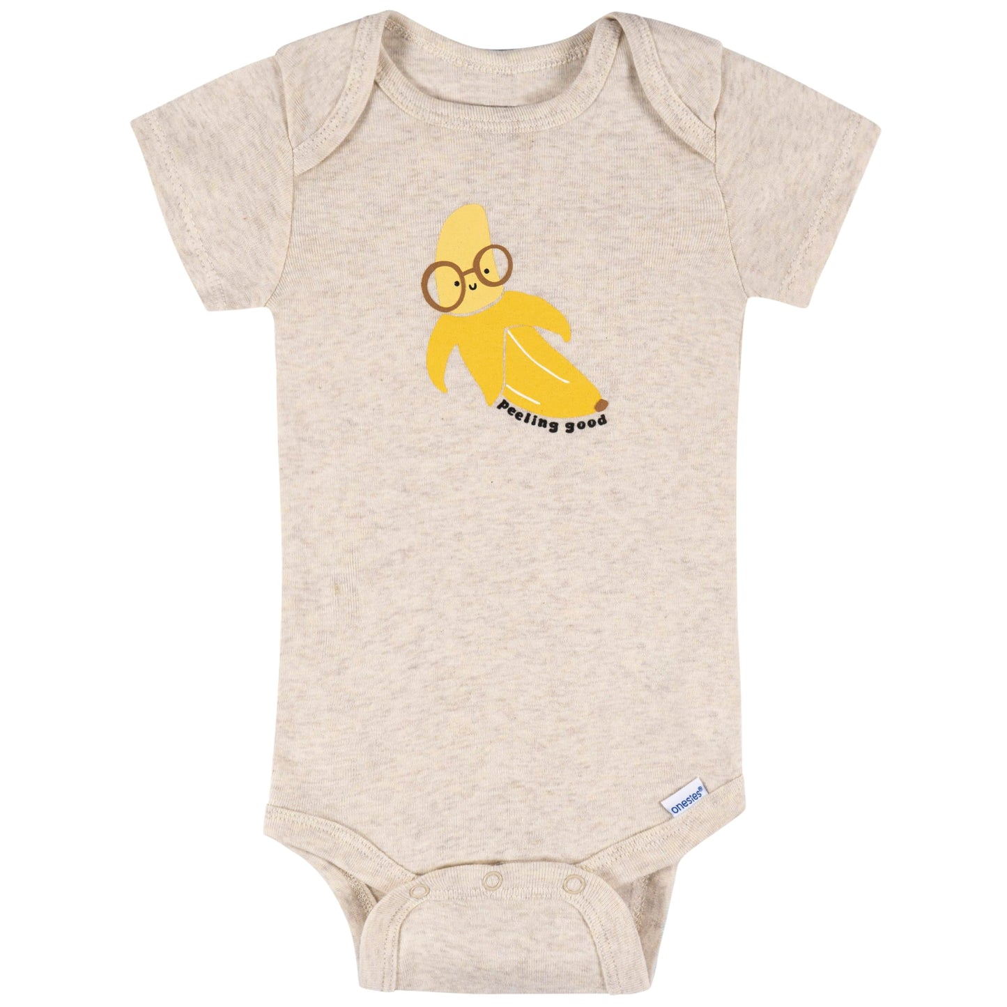 Onesies Brand unisex-baby 8-pack Short Sleeve Mix & Match Bodysuits, Peeling Good, Newborn
