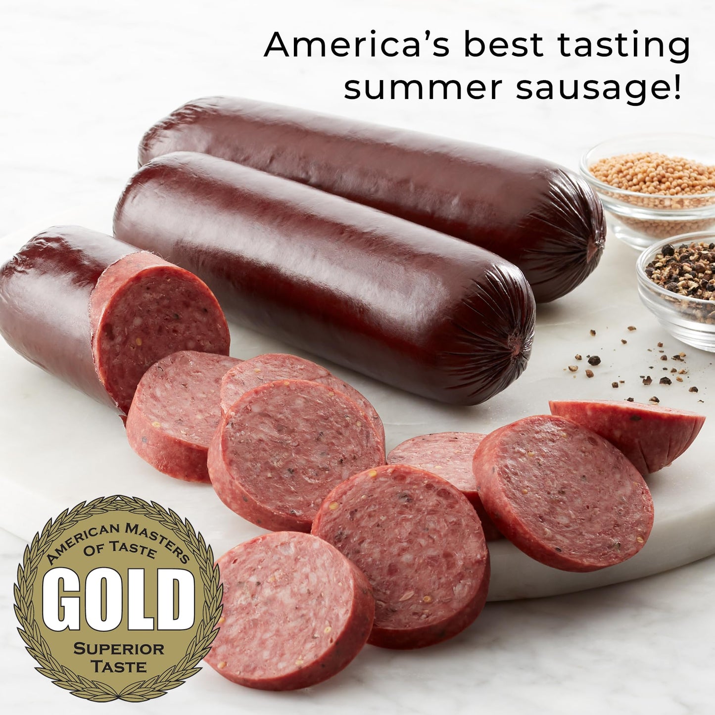 Hickory Farms Signature Beef Meat and Cheese Gift Basket (Medium) - Box Set | Charcuterie Board Food | Summer Sausage | Father's Day | Mother's Day | Easter | Christmas | Holiday | Housewarming | Gourmet | Sympathy | Care Package