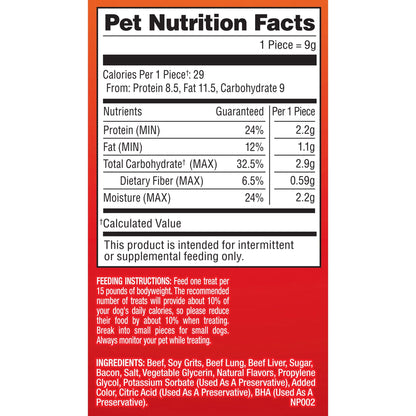 Pup-Peroni Dog Treats, Original Bacon Flavor, 5.6 Ounce (Pack of 8), Made with Real Bacon