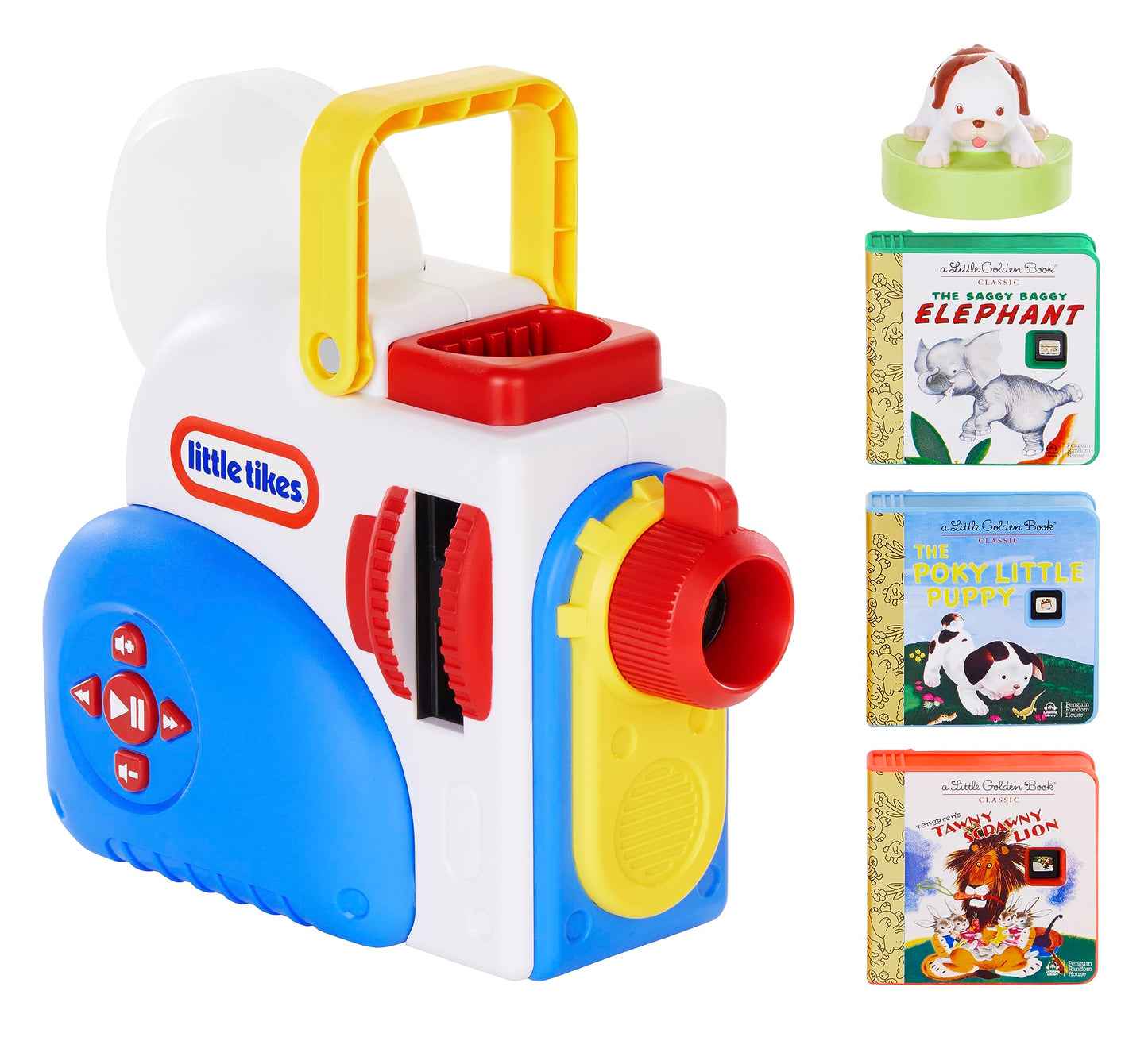 Little Tikes Story Dream Machine Starter Set, Storytime, Books, Little Golden Book, Audio Play, The Poky Little Puppy Character, Nightlight, Toy Gift for Toddlers and Kids Girls Boys Ages 3+