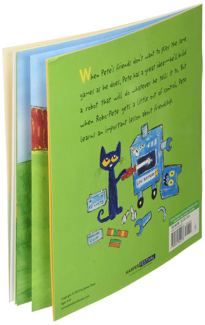 Pete the Cat: Robo-Pete: Includes Over 30 Stickers!