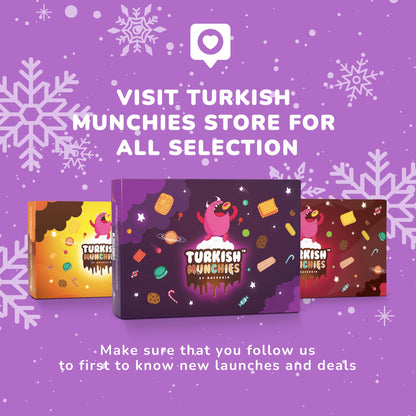 Maxi International Snack Box | Premium Exotic Foreign Snacks | Unique Snack Food Gifts Included | Try Extraordinary Turkish Snacks | Candies from Around the World | 21 Full-Size Snacks