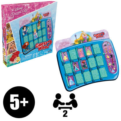 Hasbro Gaming Guess Who? Disney Princess Edition Kids Board Game, Fun Game for Families and Kids Ages 5 and Up, Preschool Games (Amazon Exclusive)