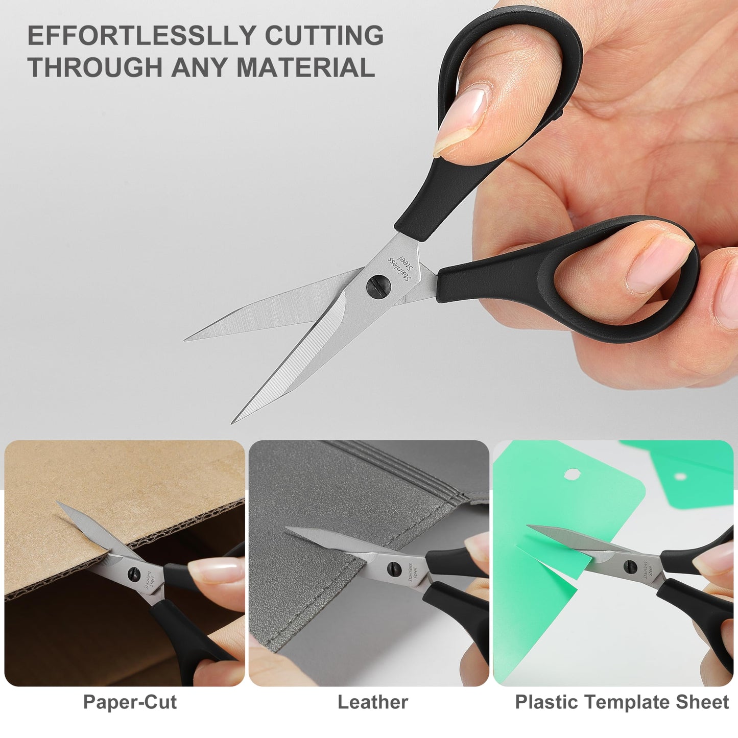 PAFASON Stainless Steel Embroidery Quilting Sewing Knitting Crafts Thread Scissor With Safety Cover