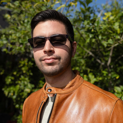 Amazon Echo Frames, an Alexa device (newest model), Smart glasses with Alexa, Modern Rectangle frames in Charcoal Gray with polarized sunglass lenses