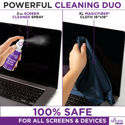 Laptop Computer Keyboard Cleaner - Screen Cleaning Kit All-in-One with Gel & Spray Solution for MacBook and Other Computers