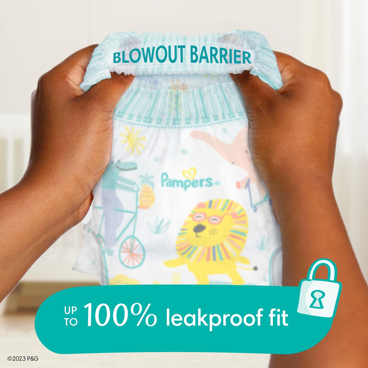 Pampers Diapers - Cruisers 360 - Size 5, 128 Count, Babyproof up to 100% Leakproof Pull-On Diaper