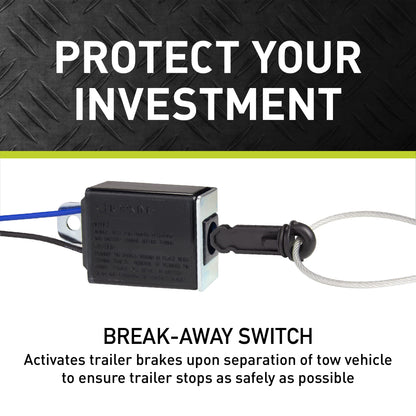 Hopkins Towing Solutions 20099 Engager LED Test Break Away System with Battery Meter