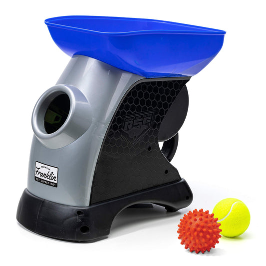 Franklin Pet Supply Co. Ready Set Fetch Automatic Tennis Ball Launcher Dog Toy - Electronic Thrower for Fetch + Playtime - Launches up to 40 Feet - Official Size
