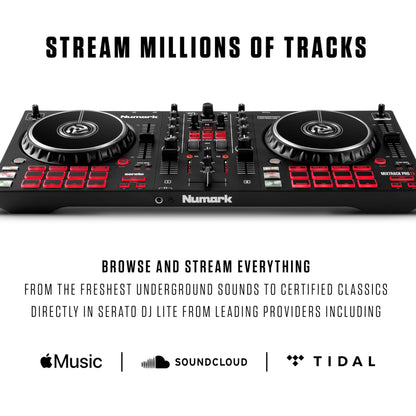 Numark Mixtrack Pro FX Serato DJ Controller with 2 Decks, Mixer, (Effects Paddles and Audio Interface)