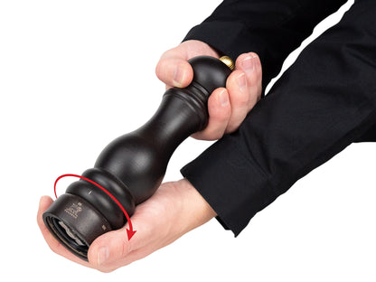 Peugeot - Paris u'Select Manual Pepper Mill - Adjustable Grinder - Beechwood, Chocolate
