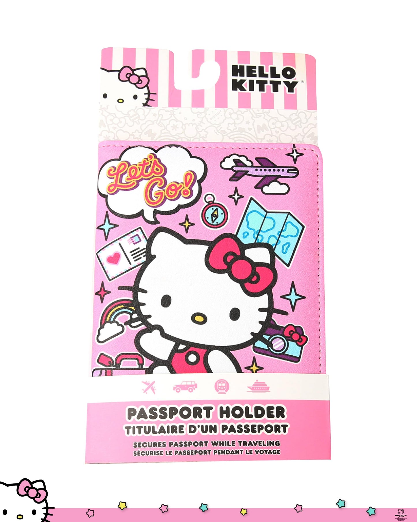 Hello Kitty Passport Holder for Travel Official License, Cute Passport Cover, Sanrio Gifts