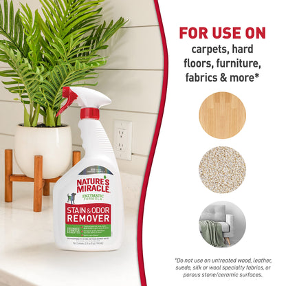 Nature’s Miracle Stain and Odor Remover Dog, 32 Ounces, Everyday Mess Enzymatic Odor Control Formula