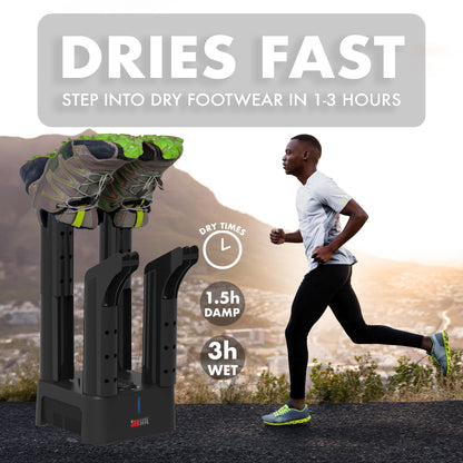 JobSite Boot Dryer - Mighty Dry with Heat Blower Fan - Fast Glove & Shoe Dryer - Helps Reduce Odor
