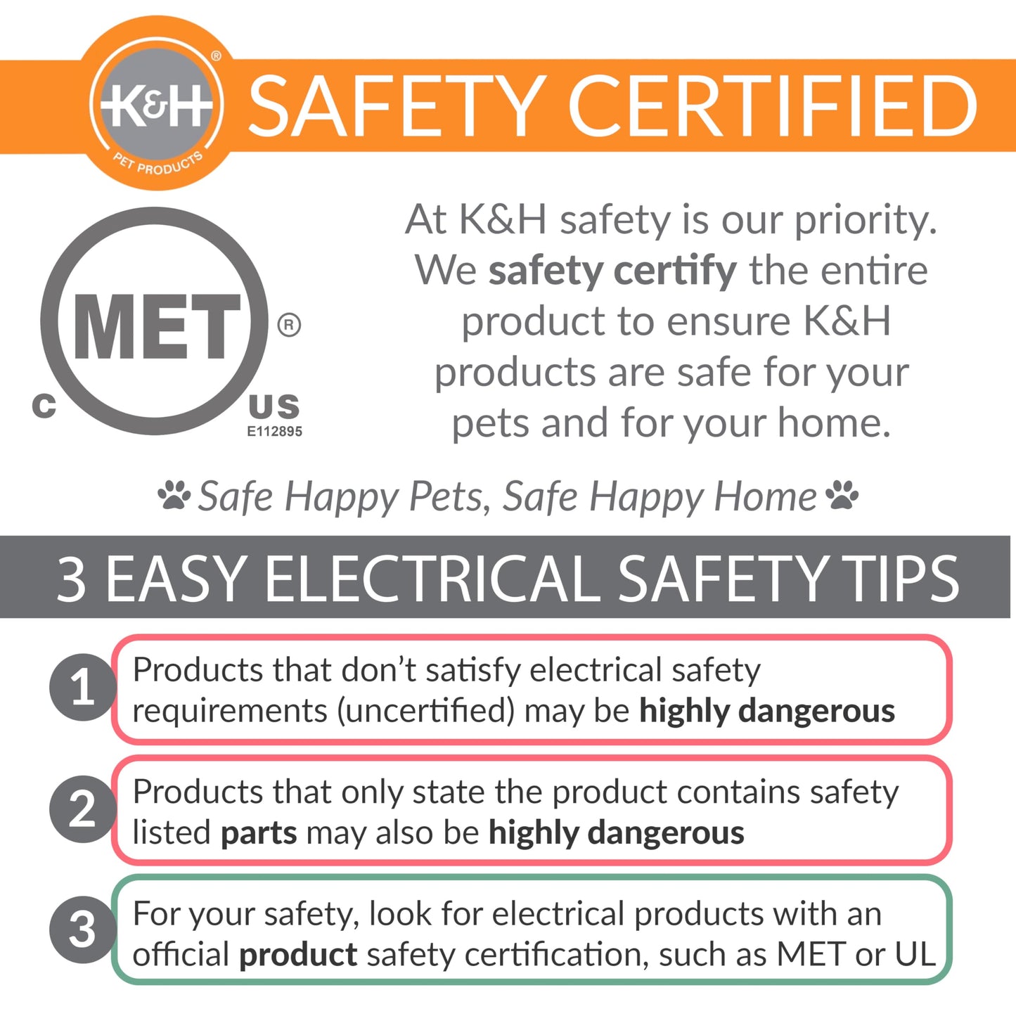 K&H Pet Products Pet Bed Warmer, Turn Any Pet Bed Into a Heated Cat or Dog Bed, Waterproof Indoor Heated Warming Pad Insert, Automatic Temperature, Safety Listed - Small 9 X 8.5in Tan