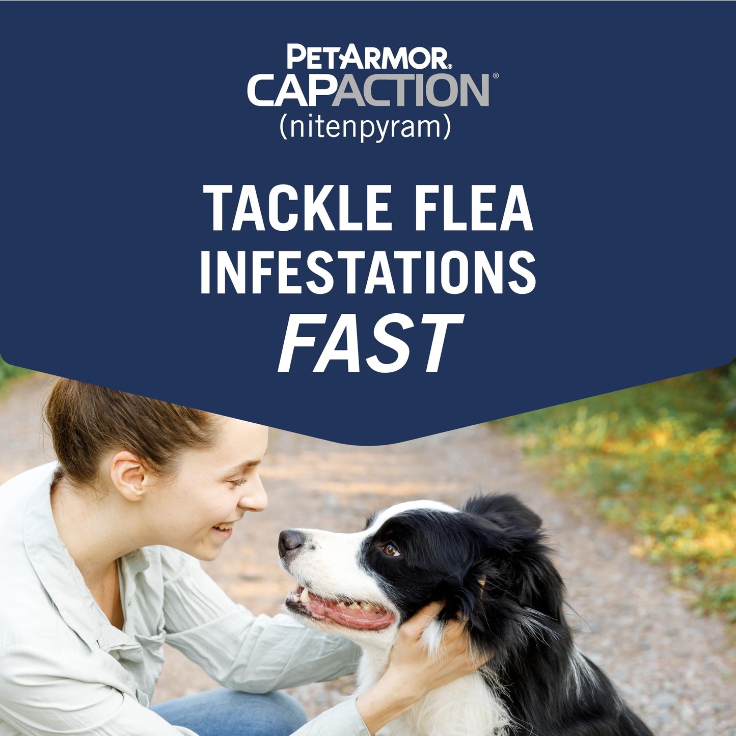 PetArmor CAPACTION (nitenpyram) Oral Flea Treatment for Dogs, Fast Acting Tablets Start Killing Fleas in 30 Minutes, Dogs 2-25 lbs, 6 Doses