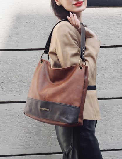 Montana West Purses for Women Hobo Bags Large Leather Handbags Shoulder Satchel Bag for Gift Travel Casual Work MWC-047BR