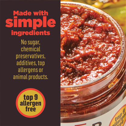 PUR Spices Chipotle Fire Spicy Hot Sauce I Chili Pepper Cooking Paste for Dipping, Chili Seasoning, Taco Sauce, Salsa I Plant Based, Gluten Free, No sugar added, Preservative and Additive Free I 6oz Jar