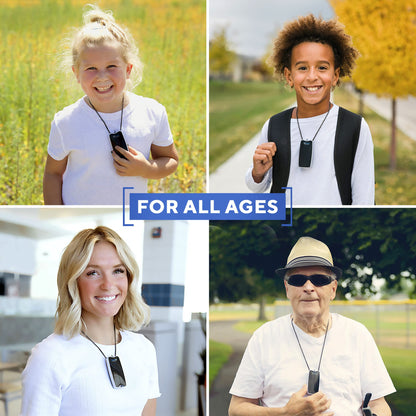 AirTamer A310PMB Personal Rechargeable and Portable Air Purifier Negative Ion Generator, Proven Performance, Black with Leather Travel Case