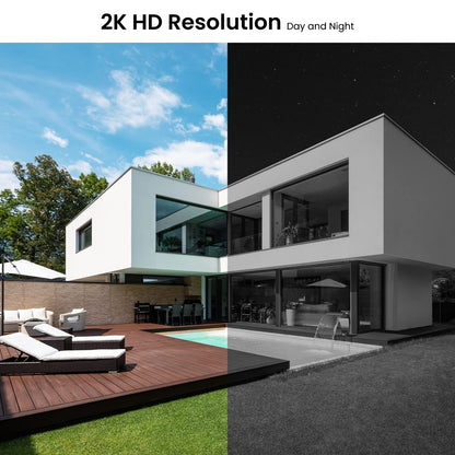 GALAYOU 2K Outdoor Camera Wireless - Battery Powered Security Camera AI Motion Detection Siren Alarm, Home Cameras with Color Night Vision, 2-Way Talk, Waterproof, Cloud/SD Storage 2PACK 2.4Ghz WiFi