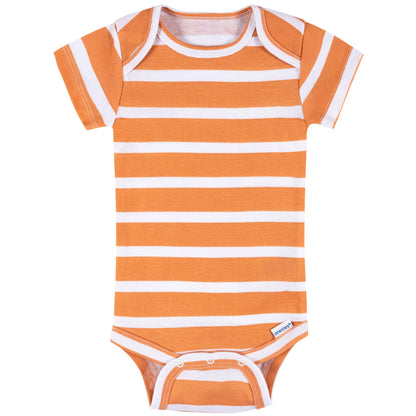 Onesies Brand unisex-baby 8-pack Short Sleeve Mix & Match Bodysuits, Peeling Good, Newborn