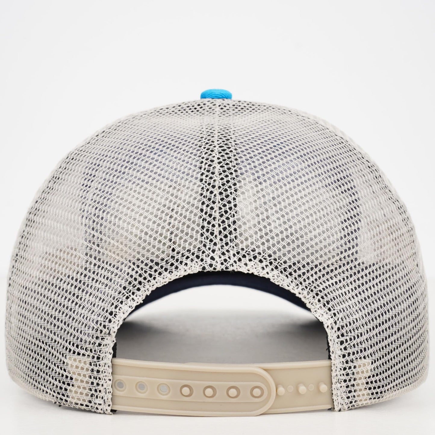 Pnkvnlo California Bear&Mountain Trucker Hats for Men - Embroidered Adjustable Mesh Baseball Men Caps for Wilderness Explore - Blue Bear