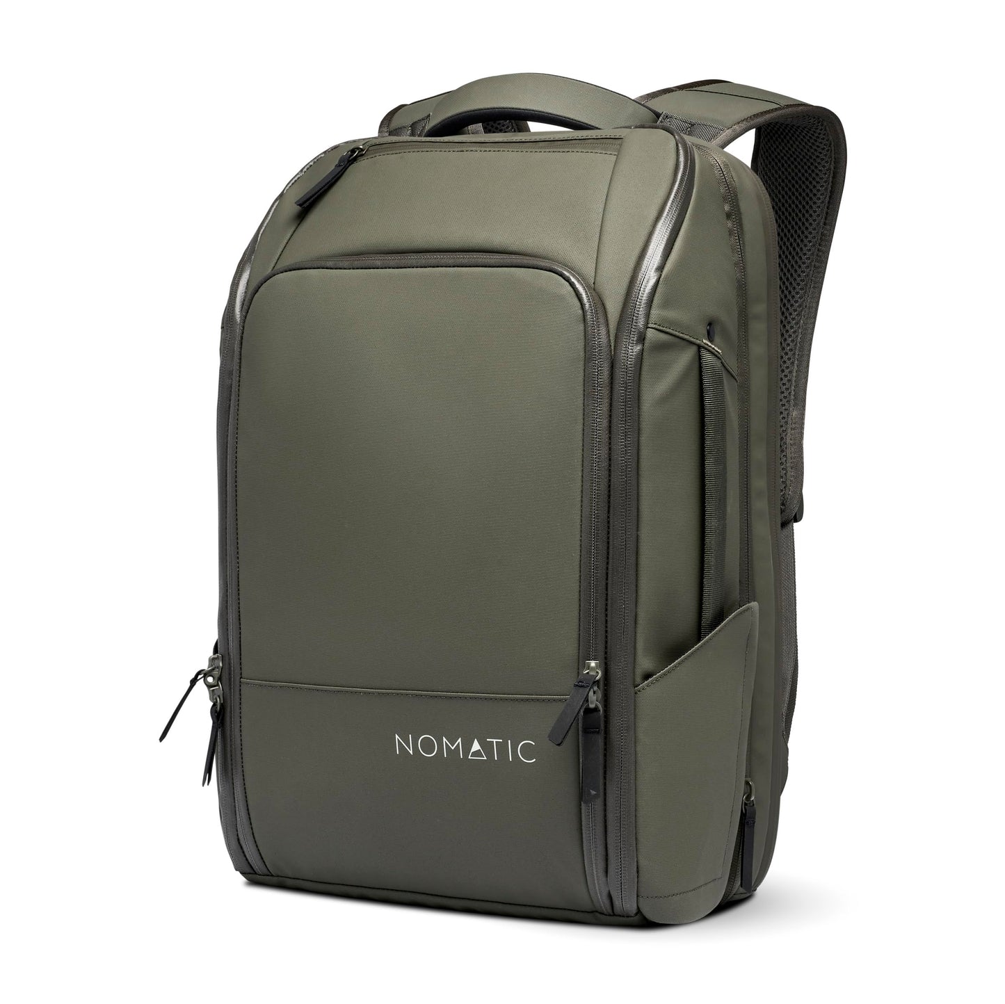 NOMATIC 14L Travel Pack - Water Resistant Laptop Bag - TSA-Ready Expandable Backpack (Olive)