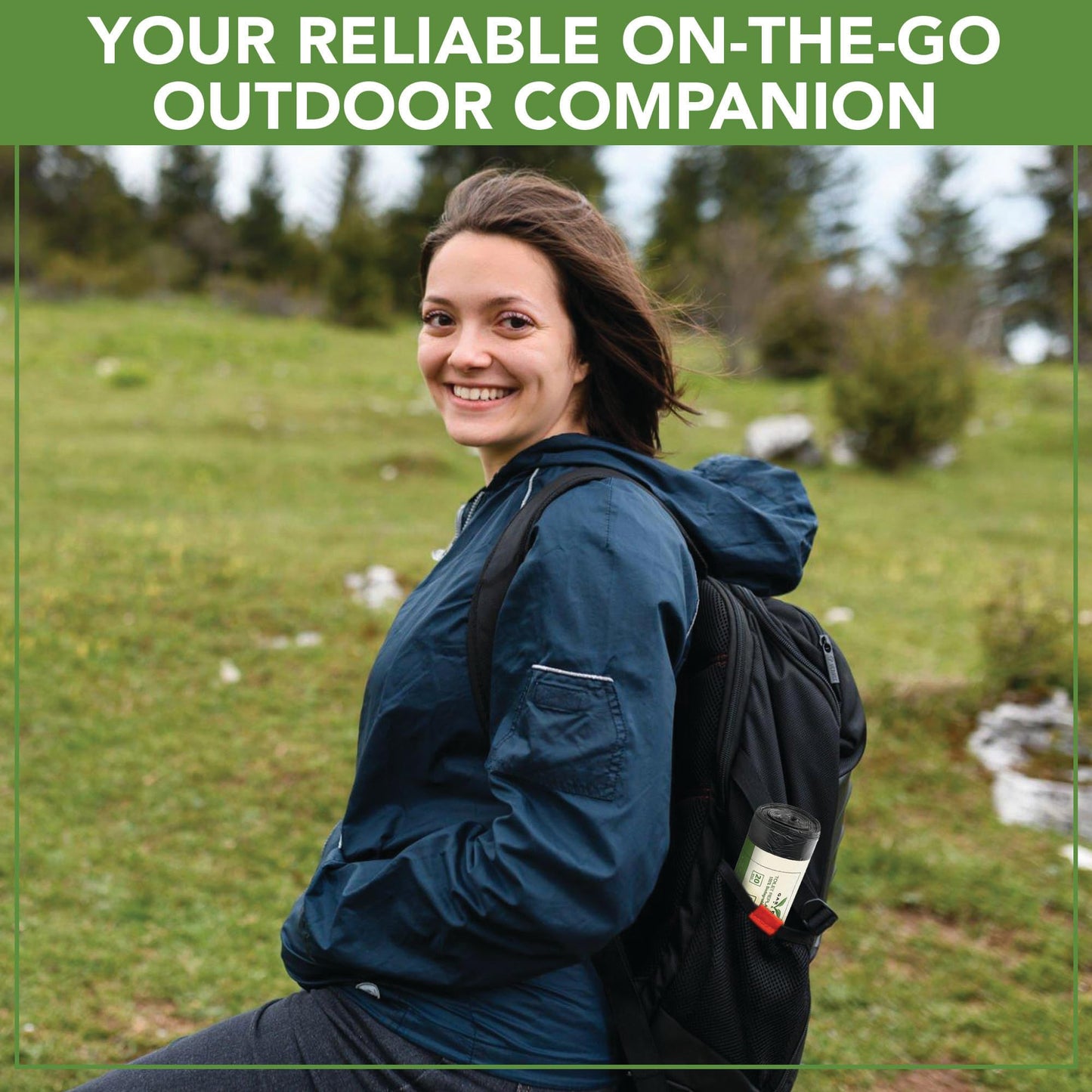 Portable Toilet Replacement Bags | 20 Liners, 8 Gallon 100% Compostable for Camping | OK Compost Home Certified, Plastic Free