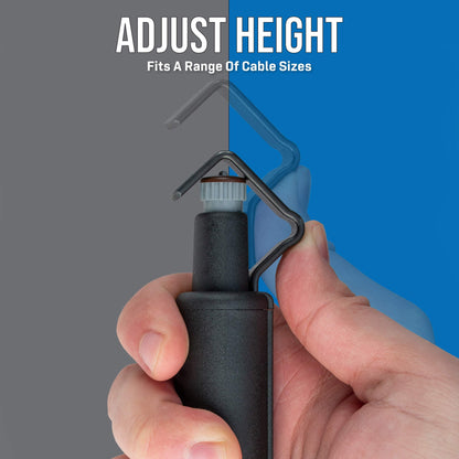 Jonard Tools CST-1900 Round Cable Stripper for Fast and Precise Jacket Removal, 3/16" to 1 1/8" Diameter, Cable Strip & Ring Tool, Original version