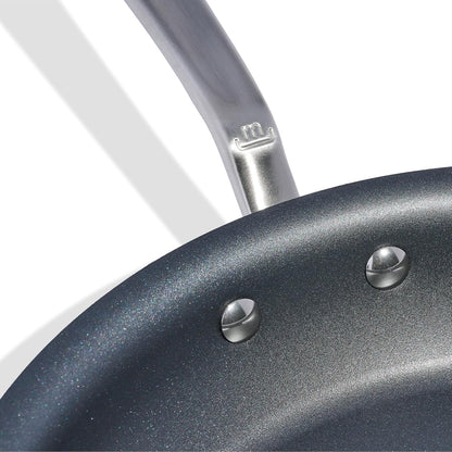 Made In Cookware - ProCoat 12" Non Stick Frying Pan (Graphite) - 5 Ply Stainless Clad Nonstick - Professional Cookware - Crafted in Italy - Induction Compatible