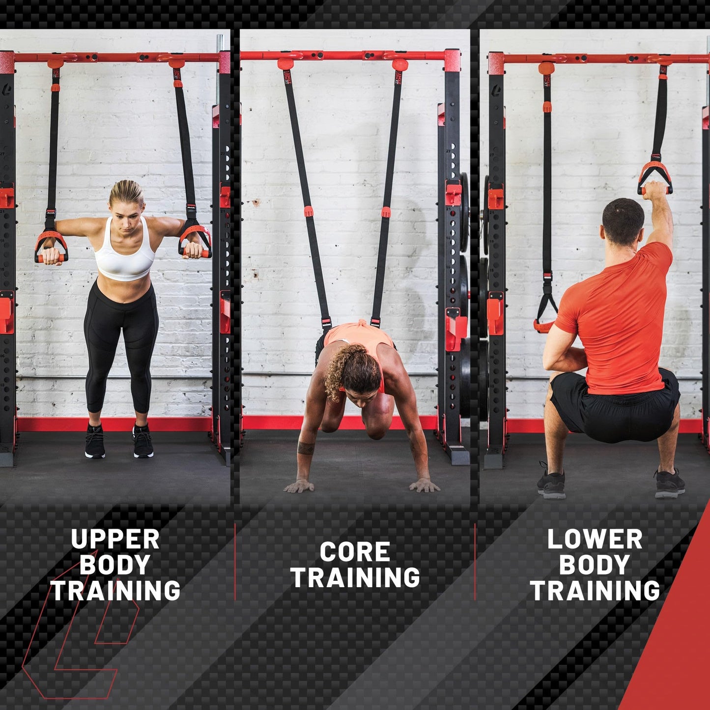 Lifeline Jungle Gym XT Body Weight Suspension Trainer System – Patented Split Anchor, Full-Body Workout, Lightweight Home Suspension Training Kit for Home Gym, Workout Equipment