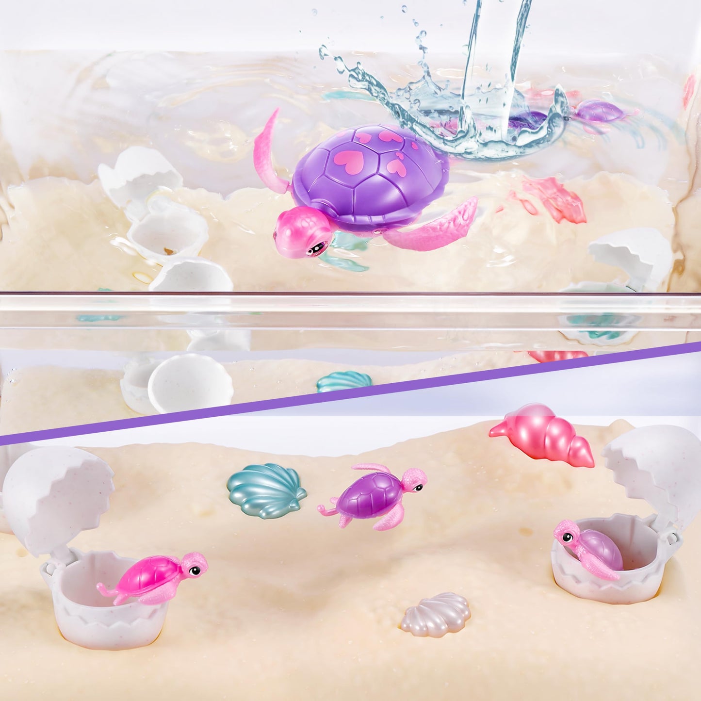 Pets Alive Mama & Baby Surprise, Series 1, Mama Turtle Surprise Playset