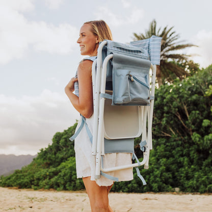 PICNIC TIME ONIVA - Outdoor Directors Chair with Side Table - Beach Chair for Adults - Camping Chair with Table