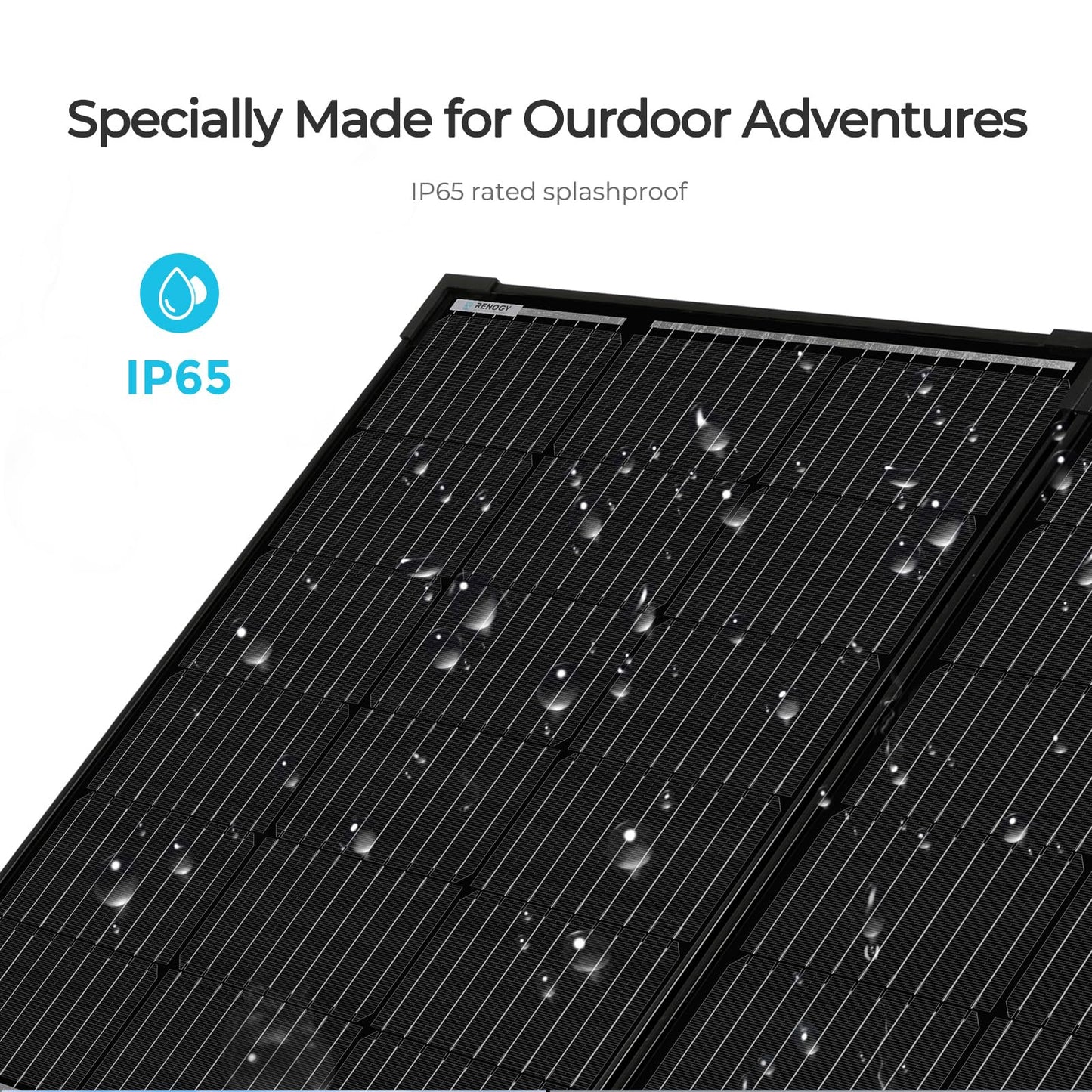 Renogy 100 Watt 12 Volt Portable Solar Panel with Waterproof 20A Charger Controller Foldable 100W Solar Suitcase with Adjustable Kickstand for Power Station, 100W Panel-20A Controller, Black