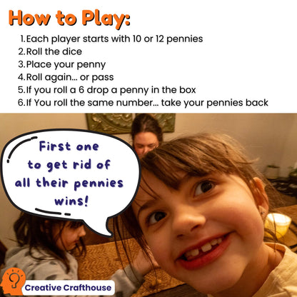 Penny Drop size medium from Creative Crafthouse - Fun family or bar game